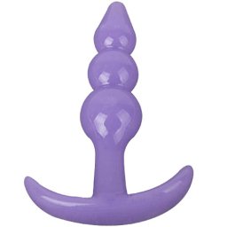 Мини анален Butt Plug "LAZOR PURPLE" 9 см.
