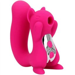 Вибро стимулатор с въздушни вълни "SQUIRRREL" 10 x 9 см