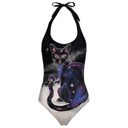 Дамски бански Mr. GUGU & Miss GO GALACTIC CAT