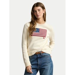 Polo Ralph Lauren Пуловер 211896939002 Бежов Straight Fit