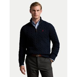 Polo Ralph Lauren Пуловер 710810841001 Тъмносин Regular Fit
