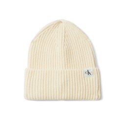 Calvin Klein Jeans Шапка Monogram Rib Beanie IU0IU00440 Екрю
