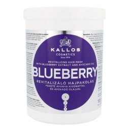 Kallos Cosmetics Blueberry регенерираща маска за сухи и изтощени коси 1000 ml за жени