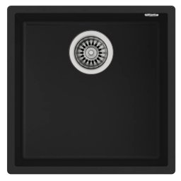 Мивка Teka Square 40.40 TG, Гранит, За шкаф, 50 см, Черен