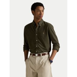 Polo Ralph Lauren Риза 710654408111 Зелен Regular Fit