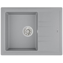 Мивка Teka Stone 45 S-TG, Гранит, Обръщаема, За шкаф, 45 см, Металик