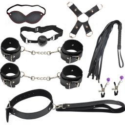 BDSM Комплект "BLACK PASSION" 8 части