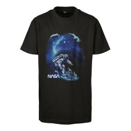 NASA Surf Tee black children's T-shirt