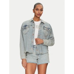 Guess Дънково яке W5GN90 D5LQ2 Син Regular Fit