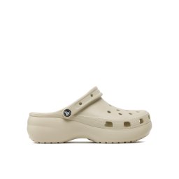 Crocs Чехли Classic Platform Clog W 206750 Бежов