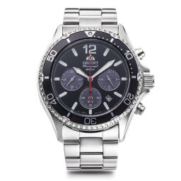 Orient RA-TX0202B Мъжки часовник - Соларен Хронограф, Черен Циферблат, Въртящ се Безел, 42.8 мм, 200м Водоуст.