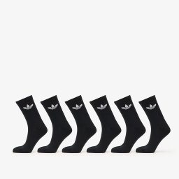 Чорапи adidas Trefoil Crew Sock Cushion 6-Pack Black XL