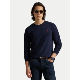 Polo Ralph Lauren Тениска с дълъг ръкав Classics 710671468024 Тъмносин Slim Fit