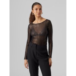 Vero Moda Блуза 10299302 Черен Regular Fit