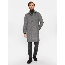 United Colors Of Benetton Преходно палто 2VVSUN03C Сив Regular Fit
