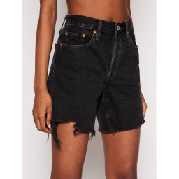 Levi's® Дънкови шорти 501™ 85833-0016 Черен Regular Fit