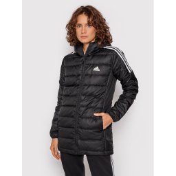 adidas Пухено яке GH4590 Черен Slim Fit