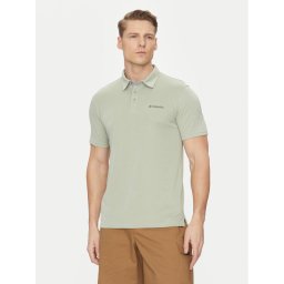 Columbia Тениска с яка и копчета Nelson Point 1772721 Зелен Regular Fit