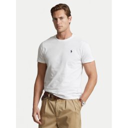 Polo Ralph Lauren Тишърт 710680785 Бял Custom Slim Fit