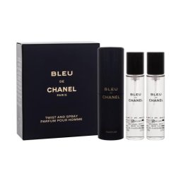 Chanel Bleu de Chanel 3x20 ml парфюм впръскване със завъртане за мъже