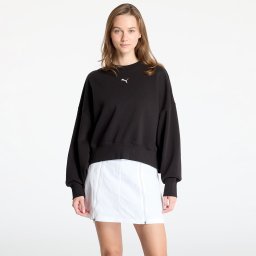 Суитшърт Puma Wardrobe Essentials Over-Oversized Crew PUMA Black M