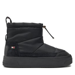 Апрески Tommy Hilfiger Flag Nylon Mini Snowboot FW0FW08334 Черен