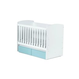 Кошара Бамби 60/120 бял+син