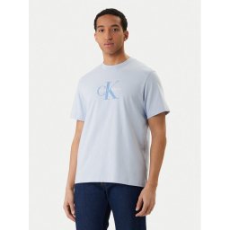 Calvin Klein Jeans Тишърт Hero Monologo LV04RB862G Светлосиньо Regular Fit