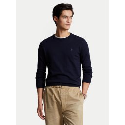 Polo Ralph Lauren Пуловер Ls Sf Cn Pp 710684957001 Тъмносин Slim Fit