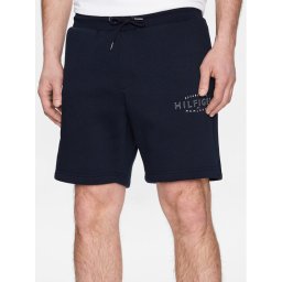 Tommy Hilfiger Спортни шорти Curve Logo MW0MW30014 Тъмносин Regular Fit
