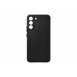 Оригинален калъф Samsung Leather Cover за Galaxy S22 Plus - Черен, EF-VS906LBE
