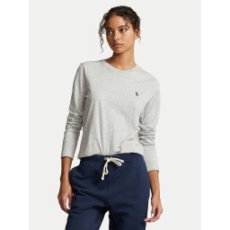 Polo Ralph Lauren Блуза 211898699004 Сив Regular Fit