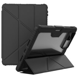 NILLKIN Bumper Leather Case Pro калъф за Xiaomi Pad 7 Pro / Pad 7 със слайд капак за камера и Origami стойка
