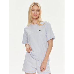 Lacoste Тишърт TF7215 Светлосиньо Loose Fit