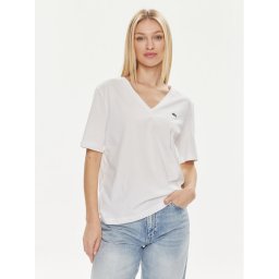 Lacoste Тишърт TF7300 Бял Regular Fit