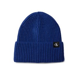 Calvin Klein Jeans Шапка Monogram Rib Beanie IU0IU00440 Син