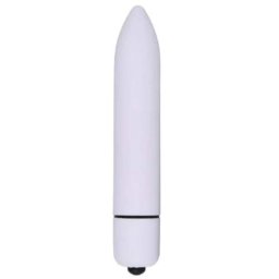 Вибро стимулатор - вибириращ булет "SHARP WHITE" 9 см