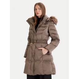 Guess Пухено яке W5BL30 W2802 Каки Regular Fit