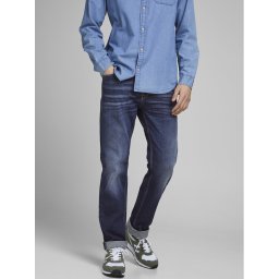 Jack & Jones Дънки Clark 12177444 Тъмносин Regular Fit