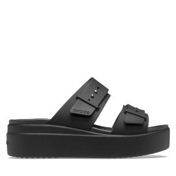 Чехли Crocs Brooklyn Sandal Lowwdg 207431 Черен