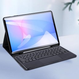 DUX DUCIS кожен калъф с Bluetooth клавиатура и тъчпад за Samsung Galaxy Tab S10 FE+