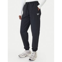 Reebok Долнище анцуг Galina RK25518CCW Черен Relaxed Fit