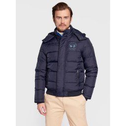 La Martina Пухено яке UMO602 PA003 Тъмносин Regular Fit