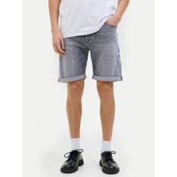 Jack & Jones Дънкови шорти Rick 12269612 Сив Regular Fit