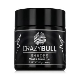 Crazy Bull Shades Color Bleding Clay стилизираща глина за коса с временен оцветяващ ефект 100 g