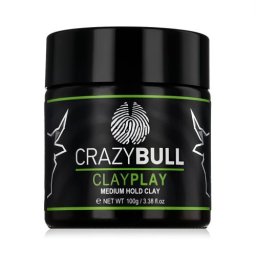 Crazy Bull ClayPlay Medium Hold Clay стилизиращ крем за коса 100 g за мъже