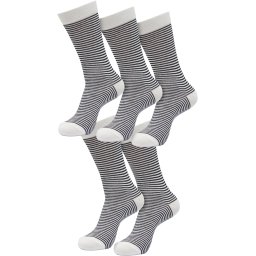 Fine Stripe 5-Pack socks white/black