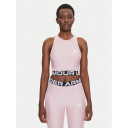 Under Armour Тениска от техническо трико HeatGear 1388694 Розов Slim Fit