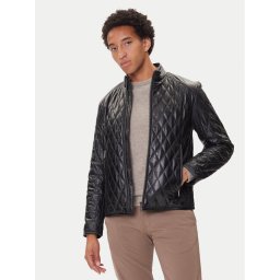 JOOP! Кожено яке 17 Boys 1500150 80000851 Черен Regular Fit