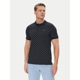 JOOP! Тениска с яка и копчета 17 JJ-42Paigam 30036150 Тъмносин Modern Fit